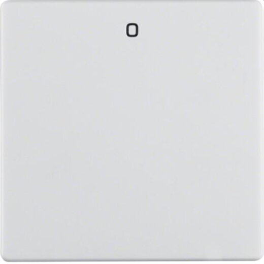Berker Wippe M316226089 Aufdruck 0 polarweiss samt