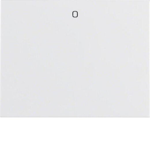 Berker Wippe M314257109 Symbol 0 polarweiss glaenzend