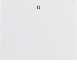 Berker Wippe M314257109 Symbol 0 polarweiss glaenzend