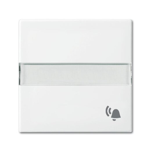 Busch-Jaeger 2506 N/KI-914 mit Beschriftung Klingel Wippe