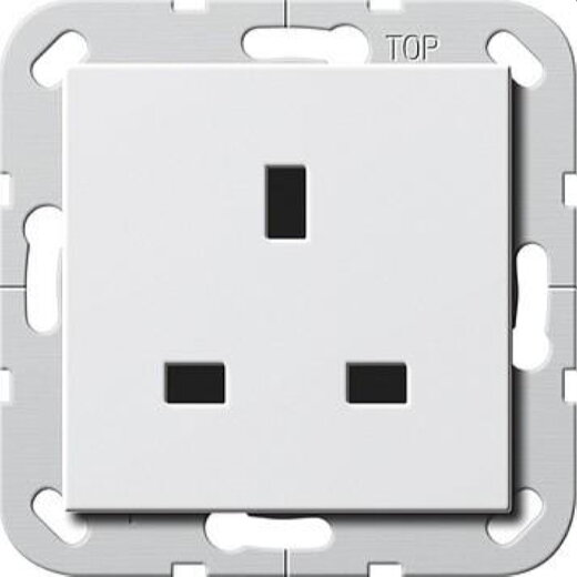 Gira Steckdose 277603 BS 13 A KS System 55 reinweiss