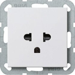 Gira Steckdose 284003 EURO-US System 55 reinweiss
