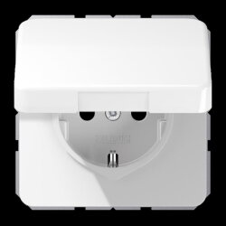 Jung SCHUKO Steckdose, 16 A 250 V ~, Klappdeckel,...