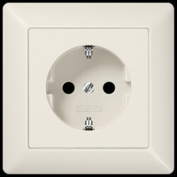 Jung SCHUKO Steckdose, 16 A 250 V ~, mit Rahmen,...