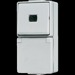 Jung SCHUKO®-Steckdose 16 A 250 V ~ mit Taster 10 A...