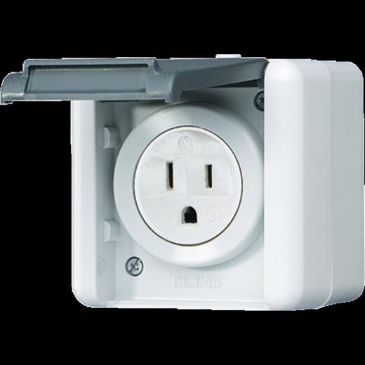 Jung Steckdose, US-Norm NEMA 15 A 125 V ~, WG 800 821-15USW