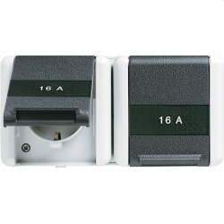 Jung SCHUKO®-Zweifach-Steckdose,...