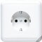Jung SCHUKO Steckdose, 16 A 250 V ~, mit Rahmen, Duroplast, Serie CD, weiß 5520