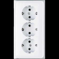 Jung Kabelkanal-SCHUKO®-Steckdose, 3fach, 16 A 250 V...