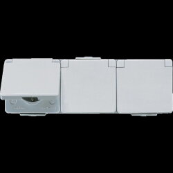 Jung SCHUKO®-Dreifach-Steckdose, 16 A 250 V ~,...