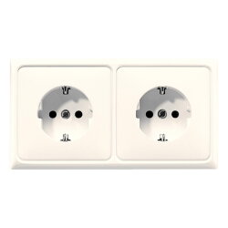 Jung Kabelkanal-SCHUKO®-Steckdose, 2fach, 16 A 250 V...