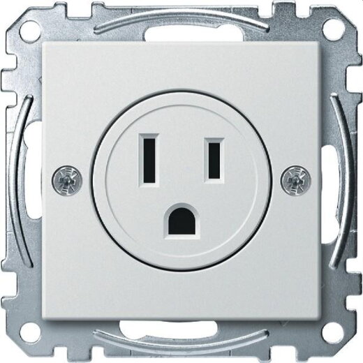 Merten Steckdoseneinsatz MEG2151-0419 15A polarweiss System M