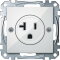 Merten Steckdoseneinsatz MEG2156-0319 20A polarweiss glaenzend