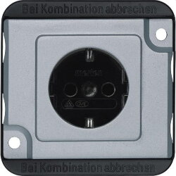 Merten SCHUKO-Steckdose MEG2400-7060 mattsilber