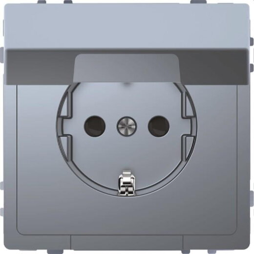 Merten SCHUKO-Steckdose Edelstahl System Design