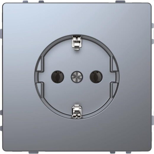 Merten SCHUKO-Steckdose Edelstahl System Design MEG2301-6036