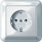Merten SCHUKO-Steckdose MEG2301-1219 polarweiss glaenzend