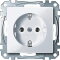 Merten SCHUKO-Steckdose MEG2401-0325 aktivweiss glaenzend