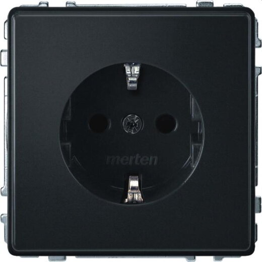 Merten SCHUKO-Steckdose MEG2300-7214 anthrazit AQUADESIGN