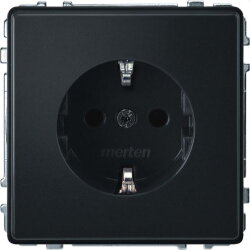 Merten SCHUKO-Steckdose MEG2300-7214 anthrazit AQUADESIGN