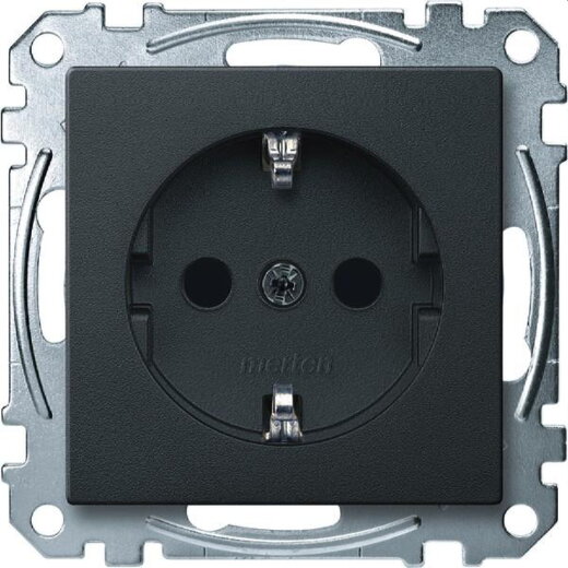 Merten SCHUKO-Steckdose MEG2300-0414 anthrazit System M