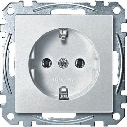 Merten SCHUKO-Steckdose MEG2401-0419 polarweiss System M