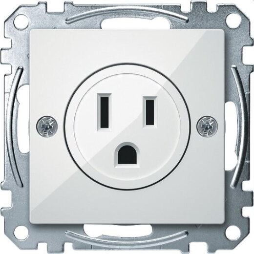 Merten Steckdoseneinsatz MEG2151-0319 15A polarweiss glaenzend