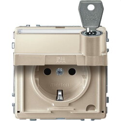 Merten SCHUKO-Steckdose MEG2316-7244 weiss AQUADESIGN