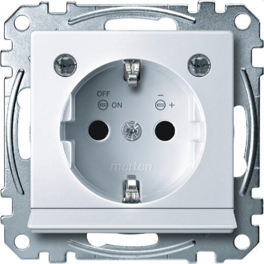 Merten SCHUKO-Steckdose MEG2304-0325 aktivweiss glaenzend