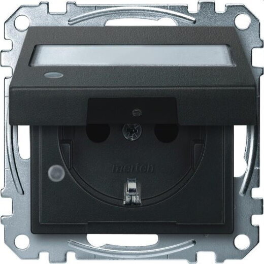 Merten SCHUKO-Steckdose MEG2313-0414 anthrazit System M