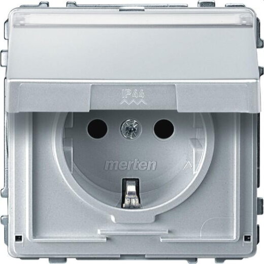 Merten SCHUKO-Steckdose MEG2312-7219 polarweiss AQUADESIGN