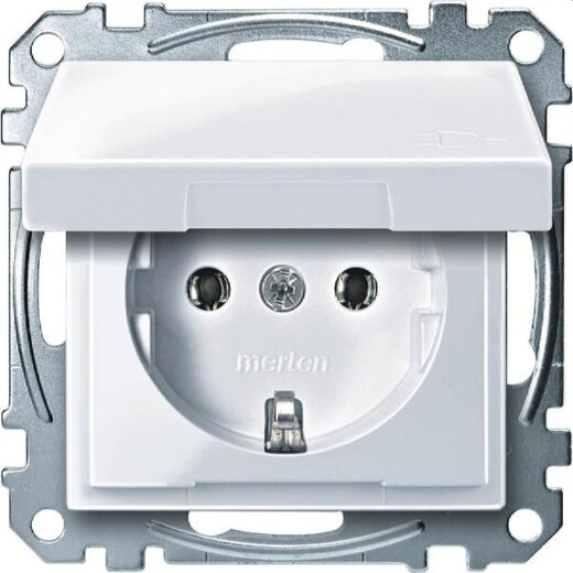 Merten SCHUKO-Steckdose MEG2311-0325 aktivweiss glaenzend