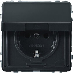 Merten SCHUKO-Steckdose MEG2310-7214 anthrazit AQUADESIGN