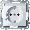 Merten SCHUKO-Steckdose MEG2303-0325 aktivweiss glaenzend