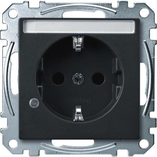 Merten SCHUKO-Steckdose MEG2303-0414 anthrazit System M