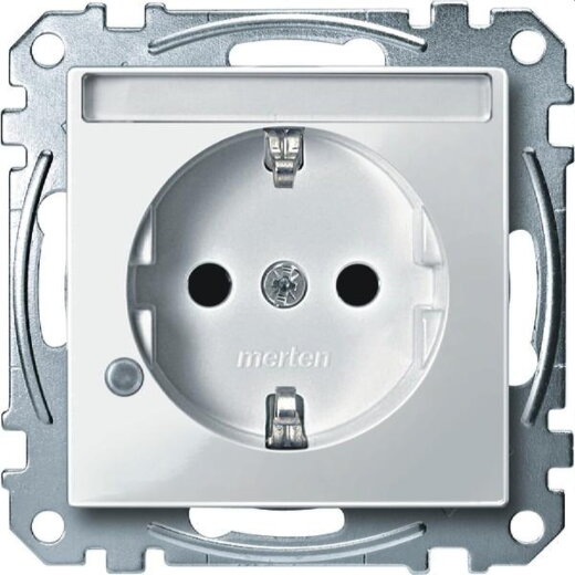Merten SCHUKO-Steckdose MEG2303-0319 polarweiss glaenzend