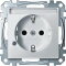 Merten SCHUKO-Steckdose MEG2303-0419 polarweiss System M