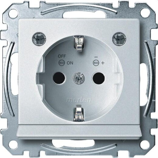 Merten SCHUKO-Steckdose MEG2304-0419 polarweiss System M