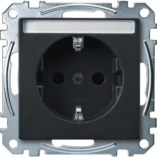 Merten SCHUKO-Steckdose MEG2302-0414 anthrazit System M