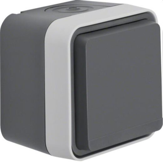 Berker SCHUKO-Steckdose M347403515 lichtgrau