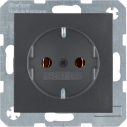 Berker SCHUKO-Steckdose M347431606 anthrazit matt