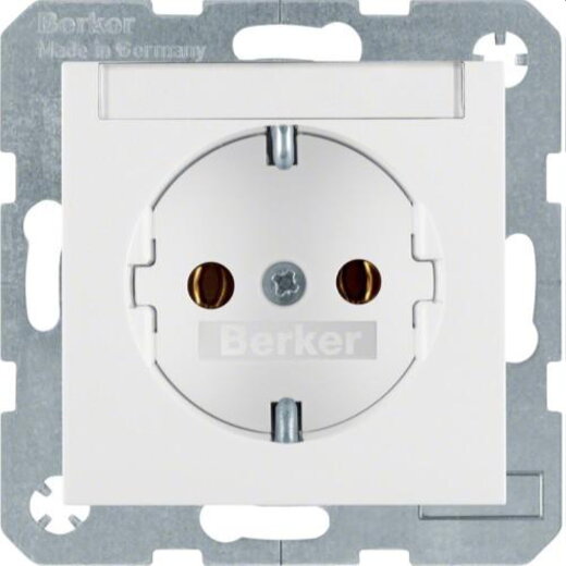 Berker SCHUKO-Steckdose M347501909 polarweiss matt