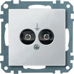 Merten Steckdoseneinsatz 298219 polarweiss System M