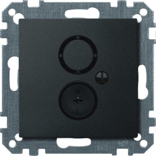 Merten Lautsprechersteckdose 297414 anthrazit System M