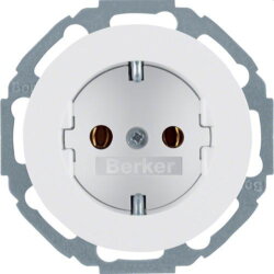 Berker SCHUKO-Steckdose M347272089 polarweiss glaenzend