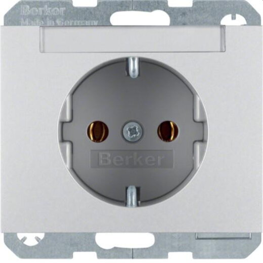 Berker SCHUKO-Steckdose M347397003 alu