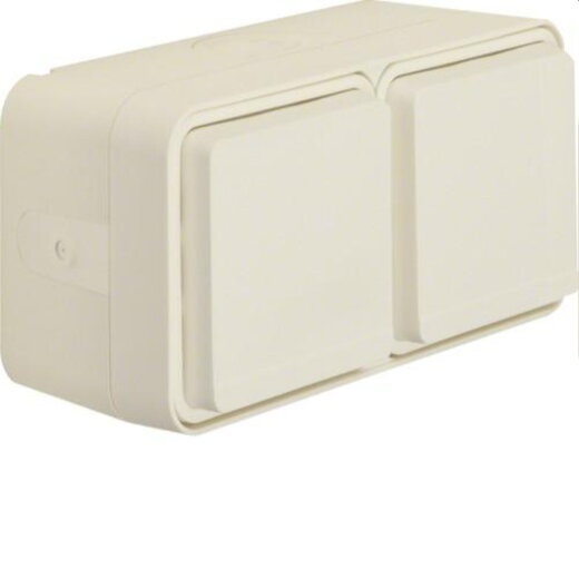 Berker SCHUKO-Doppel-Steckdose M347753522 weiss