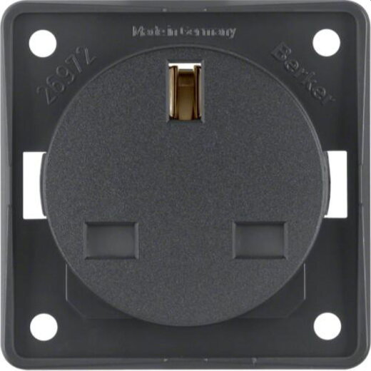 Berker Steckdose M3962622505 anthrazit matt British