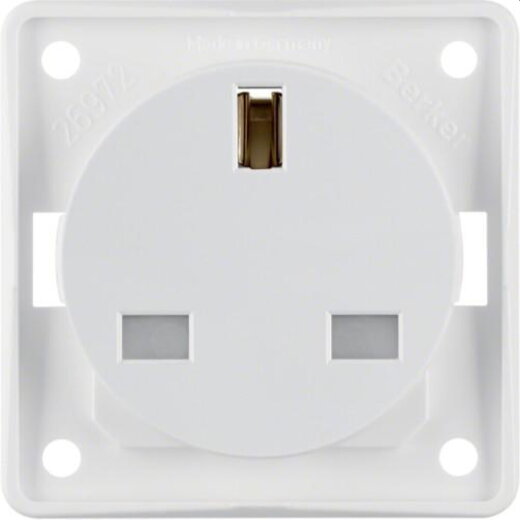 Berker Steckdose M3962622502 polarweiss matt British