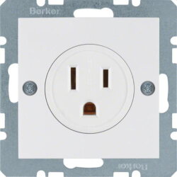 Berker Steckdose M341668989 polarweiss glaenzend USA/Canada